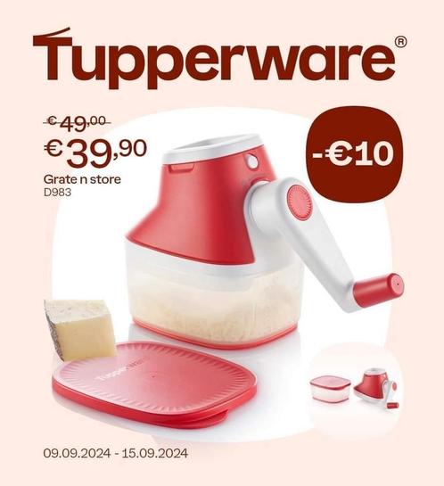 Râpe à fromage, Maison & Meubles, Cuisine| Tupperware, Neuf, Enlèvement ou Envoi