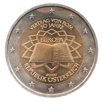 2 EUROS COMMEMORATION AUTRICHE 2007 beschikbaar voor biedingen