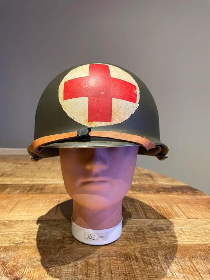 US m1 medic helm, Collections, Objets militaires | Seconde Guerre mondiale, Armée de terre, Envoi