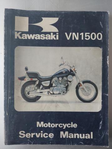 Werkplaatshandboek Kawazaki VN1500 Editie 1987 - 1992 beschikbaar voor biedingen