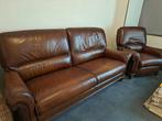 sofa, Huis en Inrichting, Ophalen, Gebruikt, Driepersoons, Leer