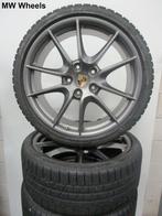 Porsche 20 inch velgen 911 991  2 en 2 S met winterbanden, Auto-onderdelen, Banden en Velgen, Gebruikt, Banden en Velgen, Personenwagen