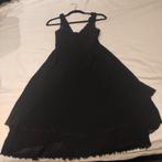 Zwarte zijden jurk - maat 36, Gedragen, Knielengte, Maat 36 (S), Zwart