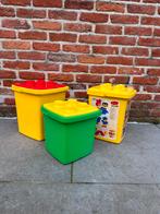3 lege lego duplo emmers met deksels, Ophalen, Gebruikt, Duplo