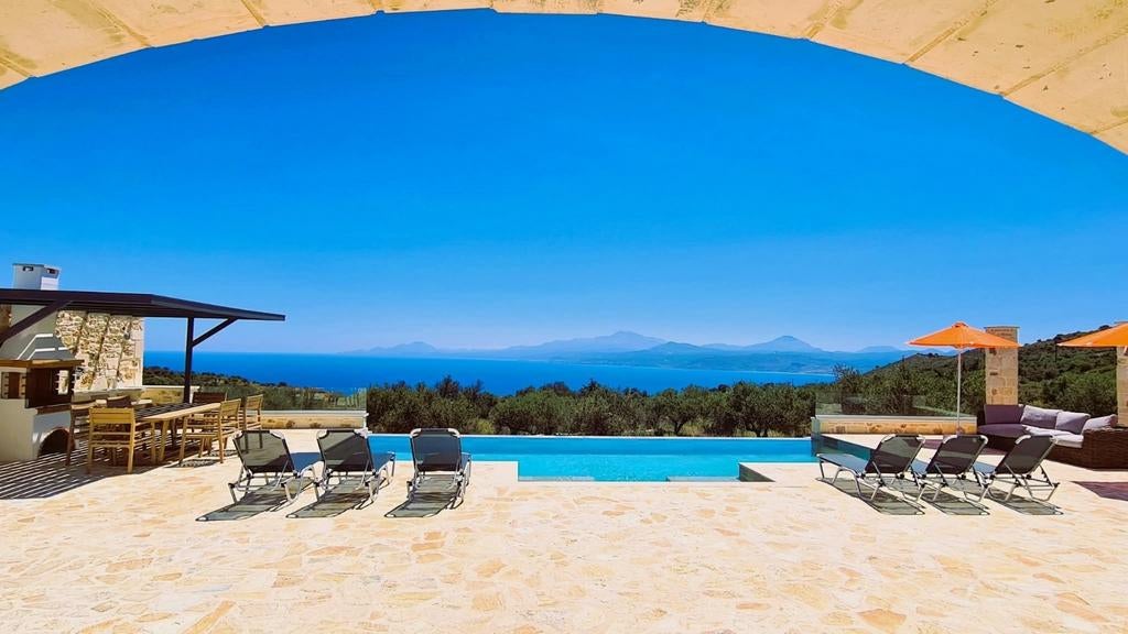 Villa de vacances à louer Crète Grèce Chania Rethymnon, Vacances, Maisons de vacances | Grèce, Mer, Lave-vaisselle, Climatisation