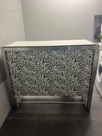 Bar met 4 barstoelen, Huis en Inrichting, Ophalen, Zo goed als nieuw, Inclusief barstoelen