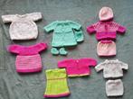 Poppensetjes in vrolijke kleuren, nieuw gebreid, Hobby en Vrije tijd, Breien en Haken, Ophalen of Verzenden, Nieuw, Breien, Naald