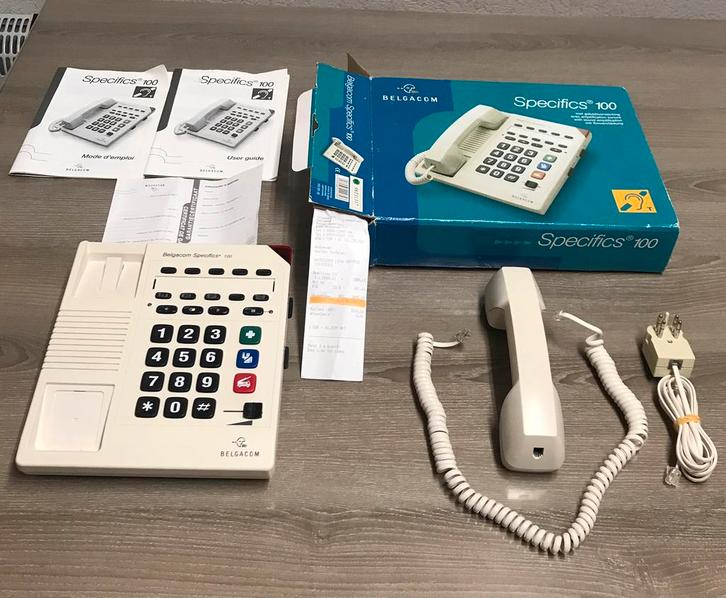Belgacom Specifics 100 vaste telefoon, prijs €20, Telecommunicatie, Vaste telefoons | Niet Draadloos, Zo goed als nieuw