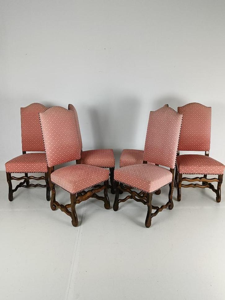 Beech Os De Mouton eetkamer stoelen (set of 4), Antiek en Kunst, Antiek | Meubels | Stoelen en Sofa's, Ophalen of Verzenden