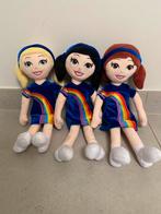 K3 in regenboogkleedje, Kinderen en Baby's, Speelgoed | Poppen, Ophalen of Verzenden, Zo goed als nieuw