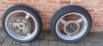 Suzuki sv 650 velgen met regenbanden eerste generatie, Motoren, Ophalen, Gebruikt