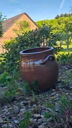 tres beau pot de fleur, pot  de beurre,  émaillé, Ophalen, Zo goed als nieuw