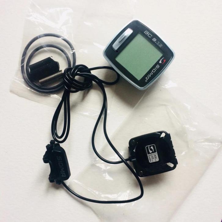 Sigma BC 8.12 fietscomputer + stuurhouder, Fietsen en Brommers, Fietsaccessoires | Fietscomputers, Waterdicht, Ophalen of Verzenden