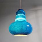 Grote Space Age-hanglamp in blauwe opaline, jaren 60-70, Antiek en Kunst, Ophalen of Verzenden