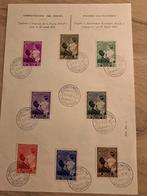 Herdenkingsblad 447-454, Postzegels en Munten, Postzegels | Europa | België, Ophalen of Verzenden