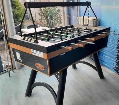 Tafelvoetbal nieuwstaat Jupiter Goldstar met mechanisch munt, Kinderen en Baby's, Speelgoed | Voetbaltafels, Nieuw, Ophalen of Verzenden