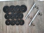 Halterset. (20kg), Sport en Fitness, Fitnessmaterialen, Ophalen, Gebruikt, Benen, Halterset
