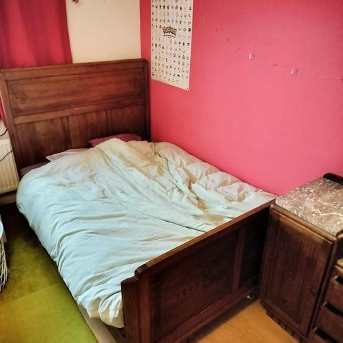 bed+ nachtkast, Antiek en Kunst, Antiek | Meubels | Tafels, Ophalen