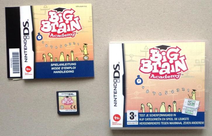Big Brain Academy voor de Nintendo DS Compleet, Games en Spelcomputers, Games | Nintendo DS, Zo goed als nieuw, Ophalen of Verzenden