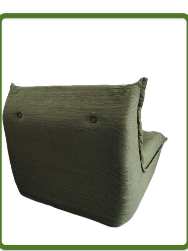 Pouf fauteuil ou canapé de sol comme neuf, Maison & Meubles, Sièges-poires, Comme neuf, Pouf, Vert, Enlèvement