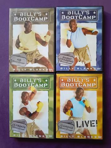 4 dvd's van BILLY BLANKS bij TAEBO FITNESS beschikbaar voor biedingen