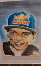 Max Verstappen - aquarel, Ophalen of Verzenden