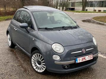 Fiat 500 1.2i Essence Euro5 6/2010 Cuir Clim Toit Ouvrant Ja beschikbaar voor biedingen