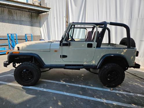 Jeep Wrangler, Auto's, Jeep, Particulier, Wrangler, Benzine, 3 deurs, Handgeschakeld, Beige, Bruin, Leder, BTW verrekenbaar, Ophalen