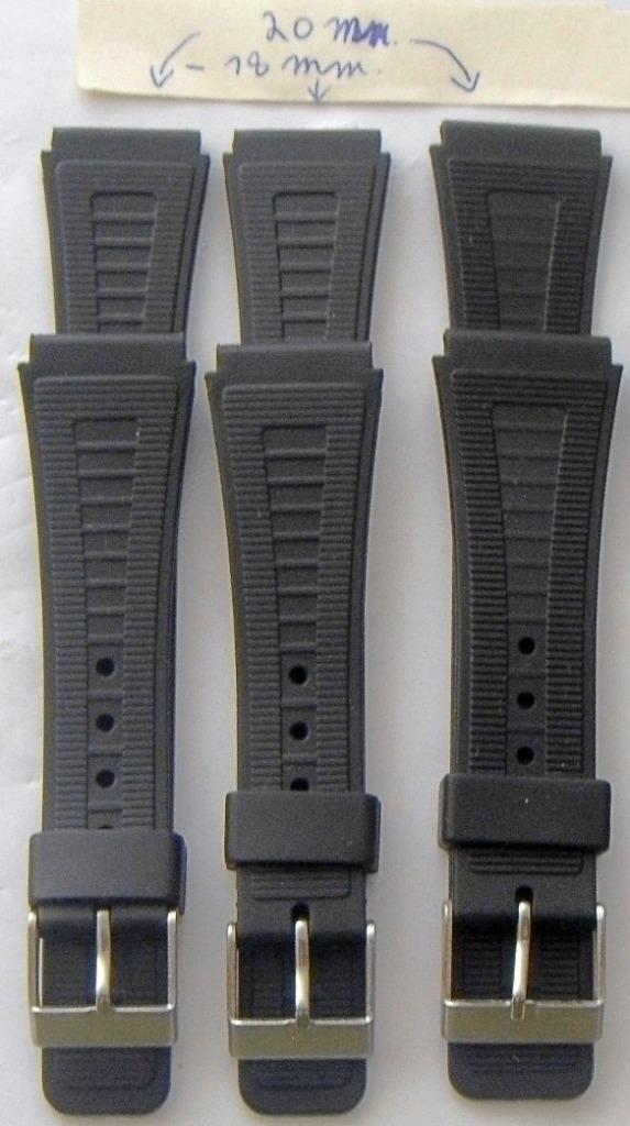 Bracelet sport NEWLIFE fin et strié en silicone, 18 mm, NEUF, Handtassen en Accessoires, Armbanden, Nieuw, Kunststof of Plastic