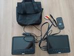 Nikkei NPD710T Portable DVD speler met 2 LCD-displays 7 inch, Audio, Tv en Foto, DVD spelers, Ophalen, Gebruikt