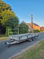 Ifor williams plateau 5m50 - 3500kg, Auto diversen, Aanhangers en Bagagewagens, Ophalen of Verzenden, Zo goed als nieuw