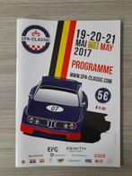 Spa-Classic 2017 Spa-Francorchamps - Official Programme, Comme neuf, Autres marques, Enlèvement ou Envoi
