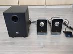 Logitech Ls 21 boxen + subwoofer PC, Computers en Software, Pc speakers, Ophalen, Gebruikt, Logitech