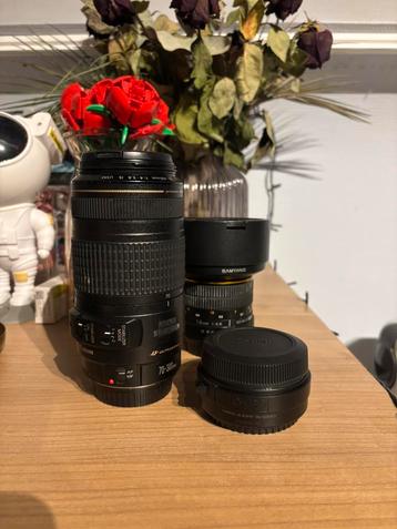 Canon EF-RF Drop In + EF 70-300mm + EF 14mm, Ophalen, Zo goed als nieuw