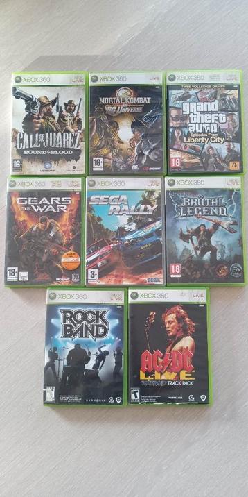 8 Xbox 360 games beschikbaar voor biedingen