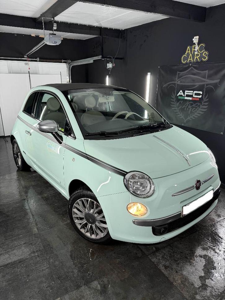 Fiat 500 Cabriolet — 2015 — 78.500 km — Zeer goede staat, Auto's, Fiat, Bedrijf, 500C, ABS, Airconditioning, Bluetooth, Centrale vergrendeling
