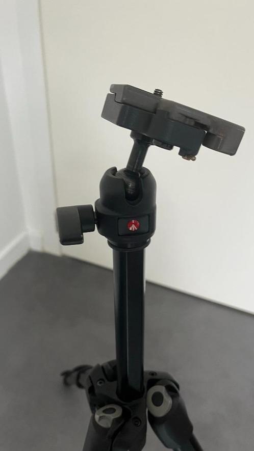 Manfrotto tripod / Statief / Trépied met balhoofd, TV, Hi-fi & Vidéo, Photo | Trépieds & Rotules, Utilisé, Rotule, Moins de 150 cm