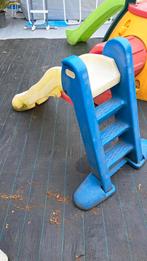 Glijbaan little tikes blauw en geel, Kinderen en Baby's, Ophalen, Glijbaan