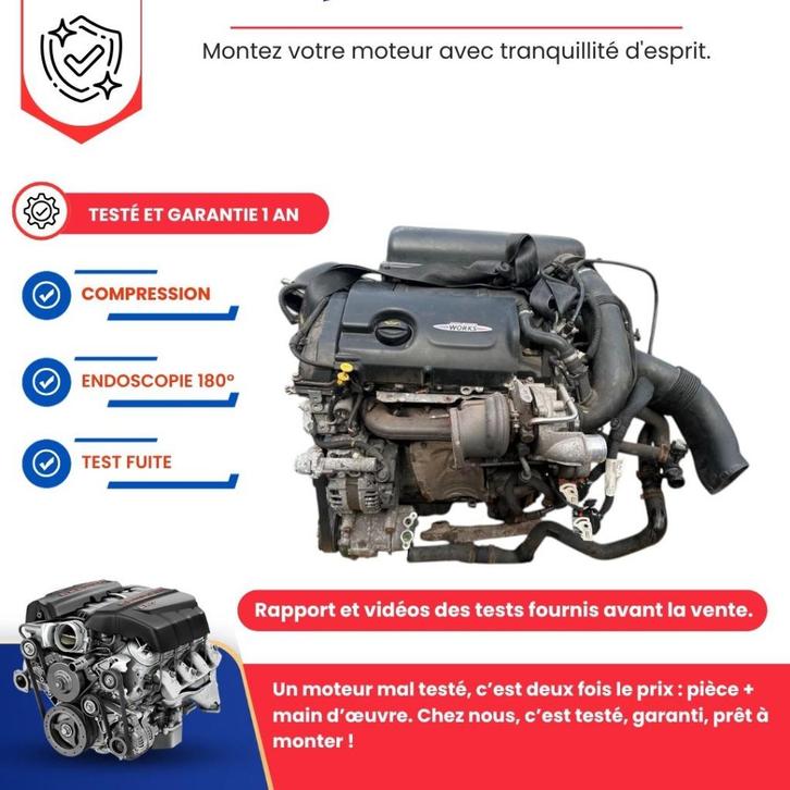 Mini Cooper S R56 R57 R57 R59 R60 JCW 1.6 21 complete motor, Auto-onderdelen, Motor en Toebehoren, Mini, Nieuw, Ophalen of Verzenden