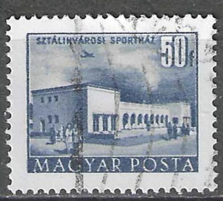 Hongarije 1953-1954 - Yvert 1086 - Heropbouwingsplan  (ST), Postzegels en Munten, Postzegels | Europa | Hongarije, Verzenden