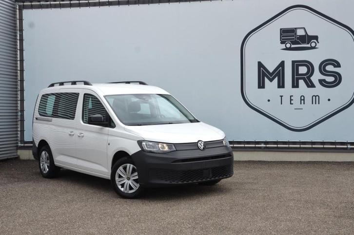 Volkswagen Caddy MAXI 1.5i- Dubbelcab-Cruise- A/C- 21900+BTW, Auto's, Bestelwagens en Lichte vracht, Bedrijf, Te koop, ABS, Airconditioning