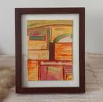 Kleurrijk grafisch schilderij van 15x20 cm, Simplicity, Enlèvement ou Envoi