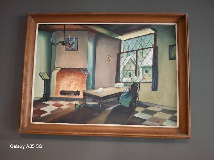 Paint oil, Antiquités & Art, Antiquités | Meubles | Armoires, Enlèvement ou Envoi