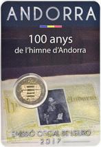 2 euro Andorra 2017 Volkslied, Ophalen of Verzenden, 2 euro