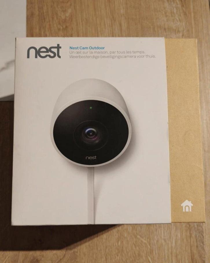 Nest Cam Outdoor (Caméra extérieure), Audio, Tv en Foto, Videobewaking, Zo goed als nieuw, Buitencamera, Ophalen