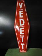 Duvel-Moortgat : Vedett emaille bord, Verzamelen, Nieuw, Reclamebord, Plaat of Schild, Duvel, Ophalen of Verzenden