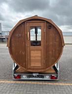 TE HUUR : LUXE OUTDOOR SAUNA OVERAL GELEVERD!, Sport en Fitness, Verzenden