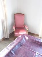 vintage stoel/zetel pink, Zo goed als nieuw, Hout, Ophalen
