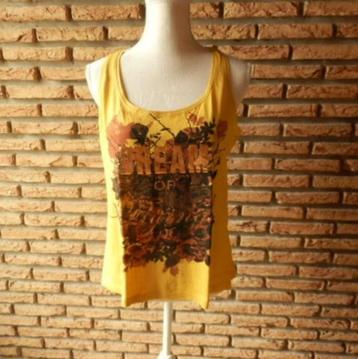 (4) -top femme t. 40 jaune - urban - beschikbaar voor biedingen