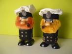 2 vintage houten figuurtjes kapitein USSR, Antiek en Kunst, Ophalen of Verzenden